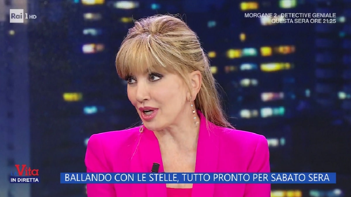 foto Milly Carlucci 4 ottobre vid