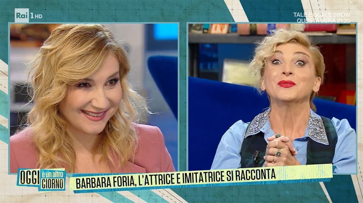 foto Serena Bortone e Barbara Foria ad Oggi è un altro giorno