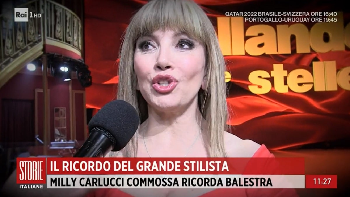 foto Milly Carlucci 28 novembre