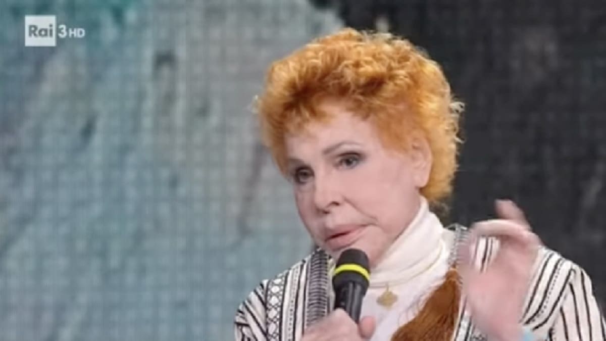 foto ornella vanoni che tempo che fa