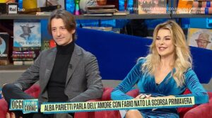 foto Francesco Oppini ed Alba Parietti ad Oggi è un altro giorno