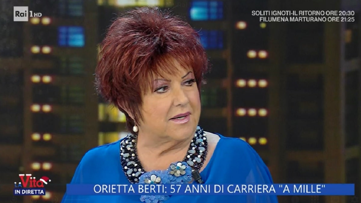 foto Orietta Berti 20 dicembre