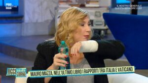 foto Serena Bortone problema Oggi è un altro giorno