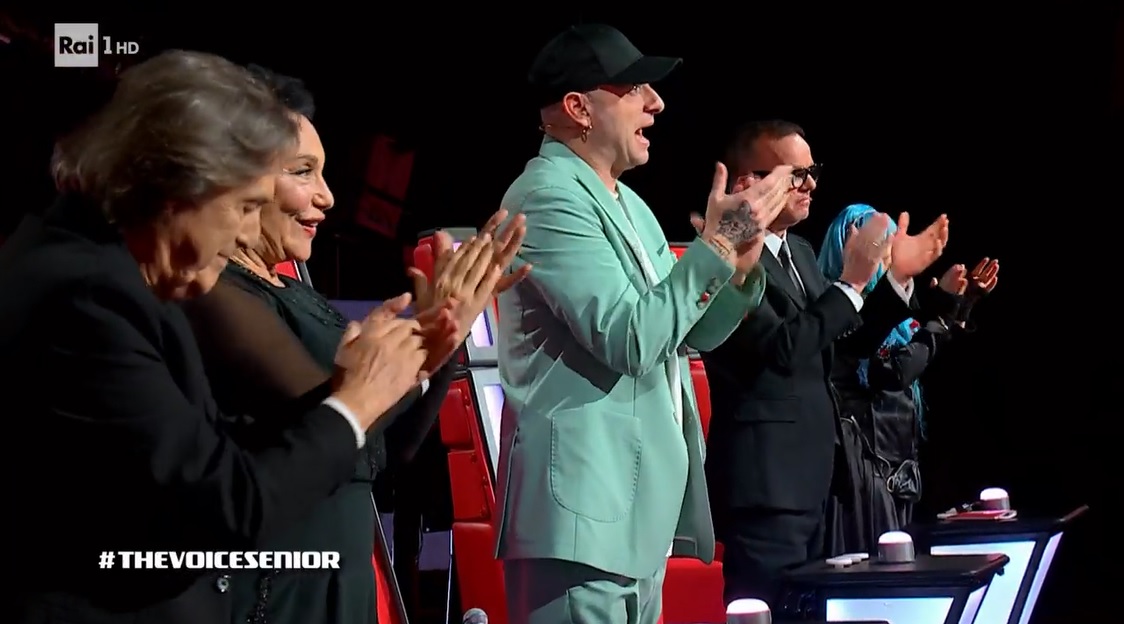 foto coach The Voice Senior commossi