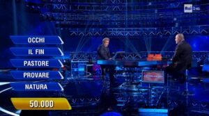 foto Insinna e campione Riccardo