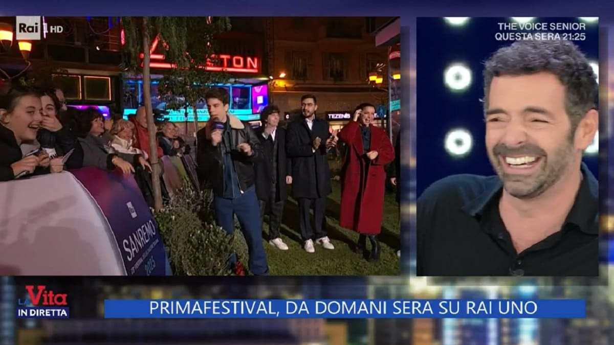 foto alberto matano delogu la vita in diretta