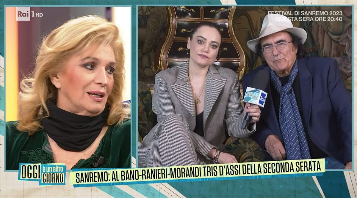 foto Iva Zanicchi, Romina Carrisi, Al Bano ad Oggi è un altro giorno