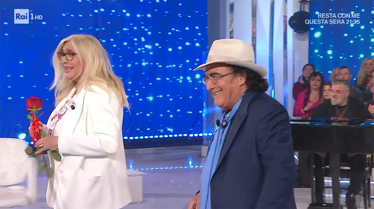 foto Mara Venier e Al Bano a Domenica In