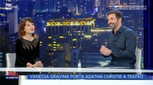 foto Vanessa Gravina e Alberto Matano a La vita in diretta