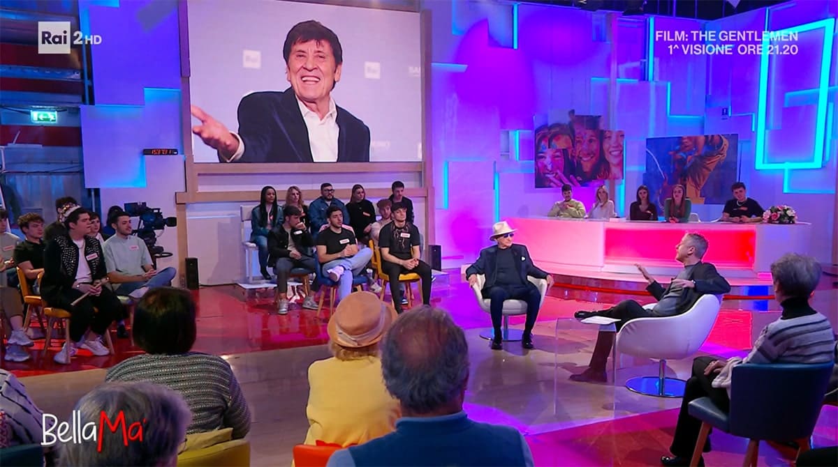 foto Gianni Morandi a Bella Ma'