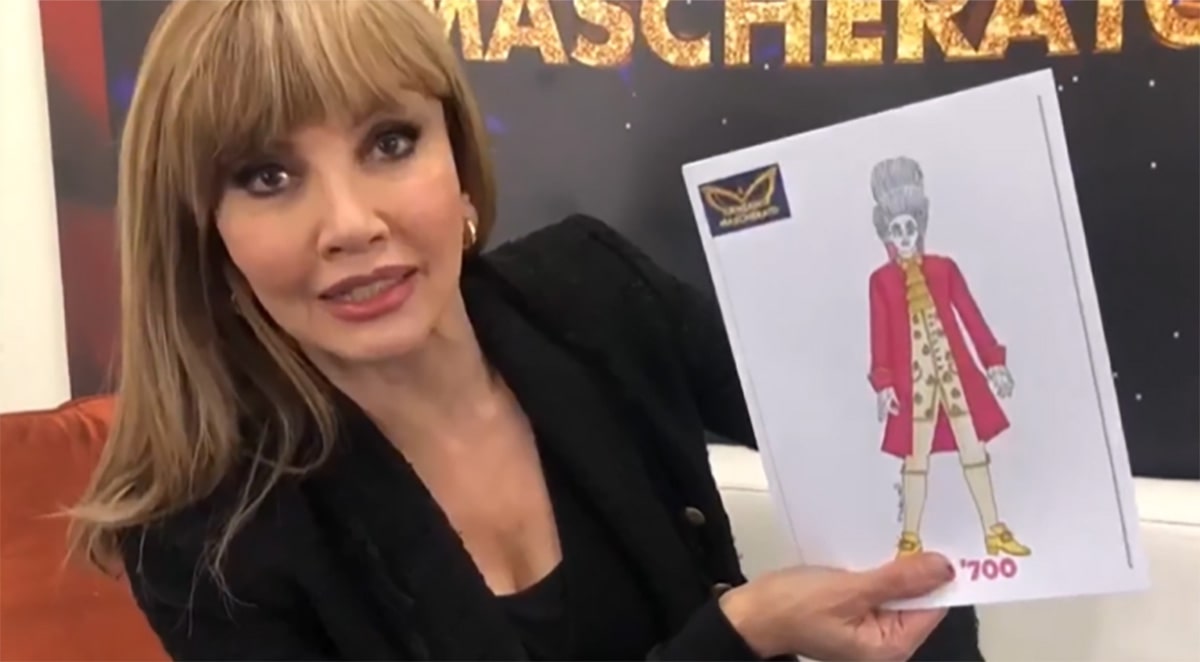 foto Milly Carlucci Cavaliere de Il cantante mascherato