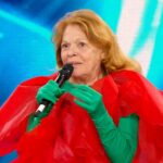 Rosa era Valeria Fabrizi! Eliminata da Flavio Insinna con la maschera d’oro