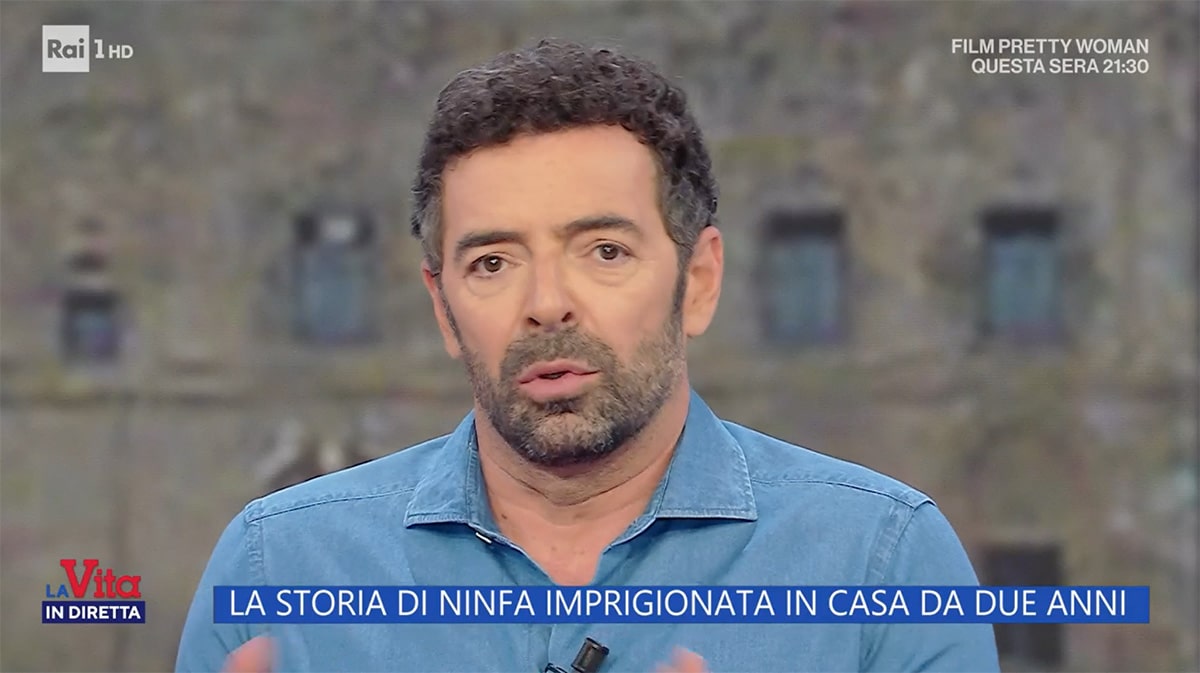 foto Alberto Matano a La vita in diretta