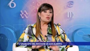 foto ada alberti oroscopo weekend pomeriggio cinque