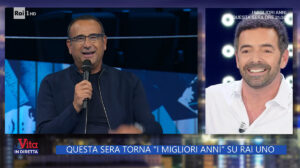 foto Carlo Conti e Alberto Matano a La vita in diretta