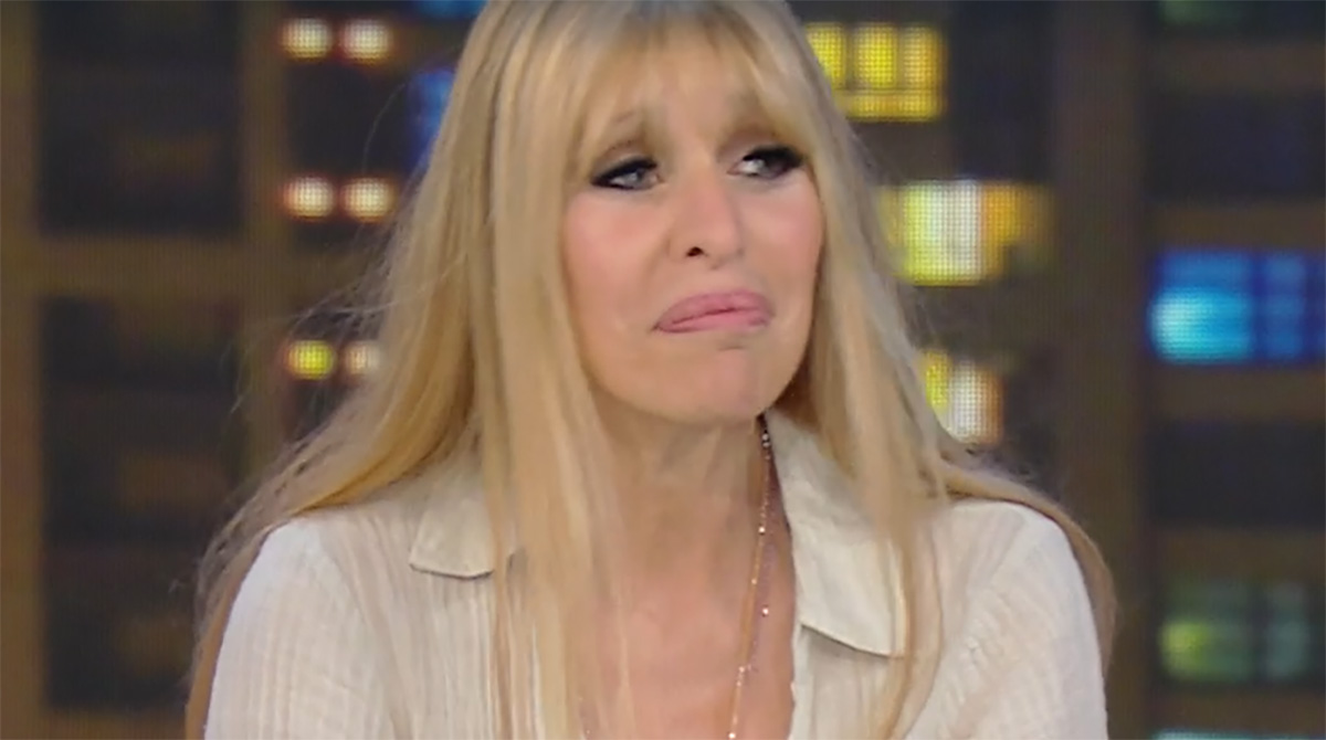 foto Alessandra Mussolini a La vita in diretta