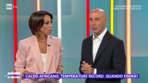 foto estate in diretta nunzia de girolamo gianluca semprini
