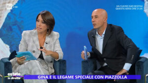 foto Nunzia De Girolamo e Gianluca Semprini ad Estate in diretta