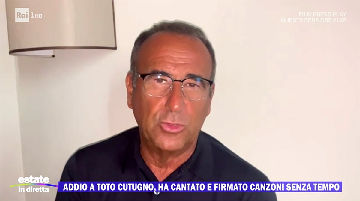 foto Carlo Conti a Estate in diretta