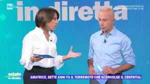 foto estate in diretta nunzia de girolamo gianluca semprini