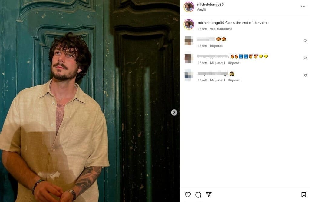 foto di michele longobardi instagram