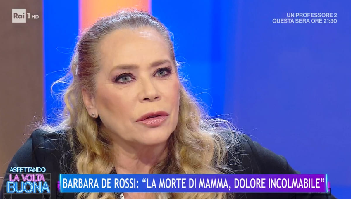 foto barbara de rossi la volta buona