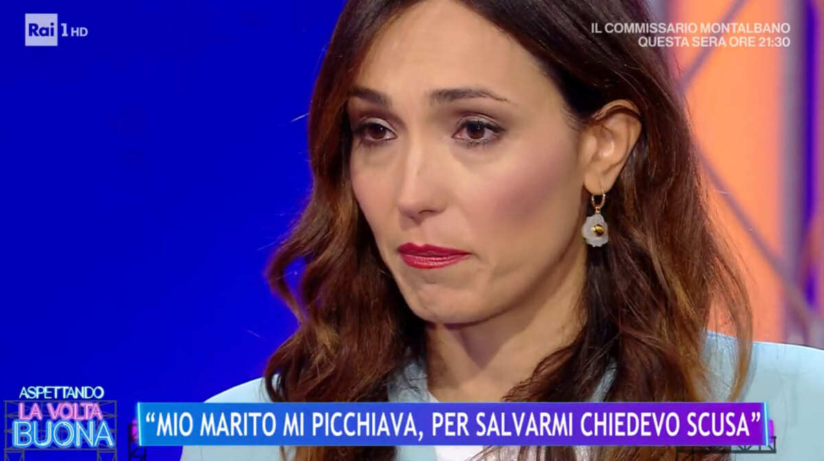 foto Caterina balivo lacrime