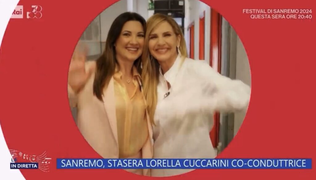 Foto Lorella Cuccarini La vita in diretta 