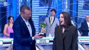 foto Angelina Affari Tuoi premio sanremo