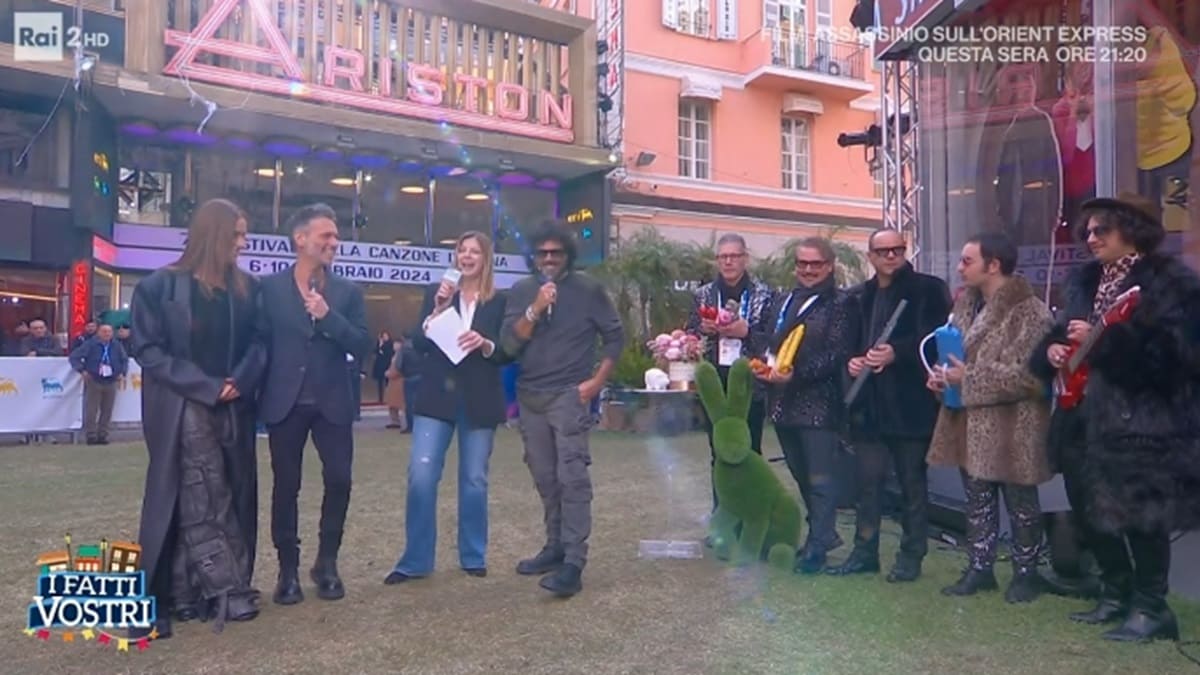 foto I Fatti Vostri collegamento Sanremo