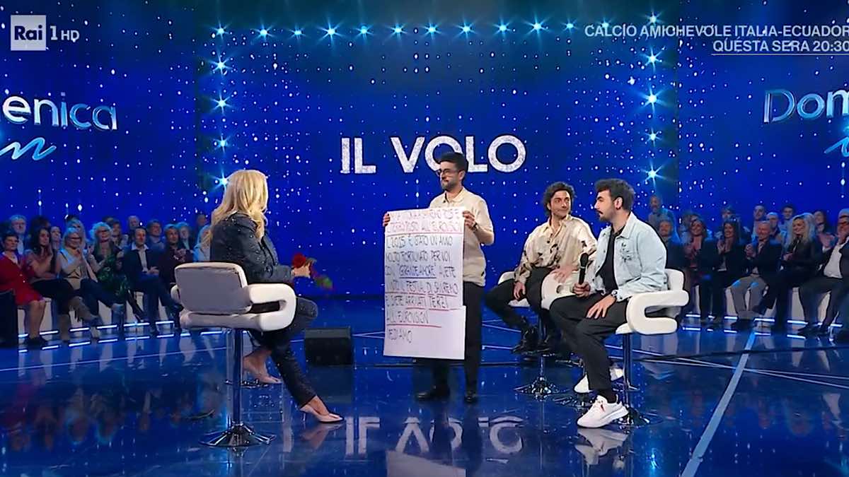 Foto Il Volo Domenica In fuori onda