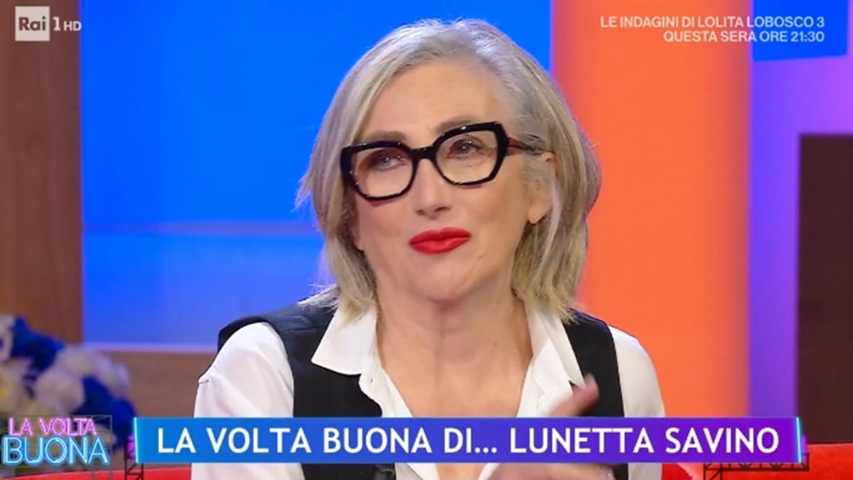 foto Lunetta Savino La volta buona