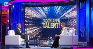 foto Milly Carlucci acchiappatalenti