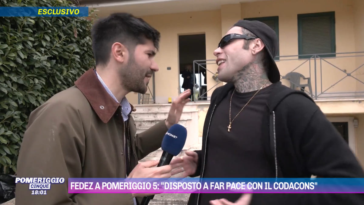 foto fedez 7maggio