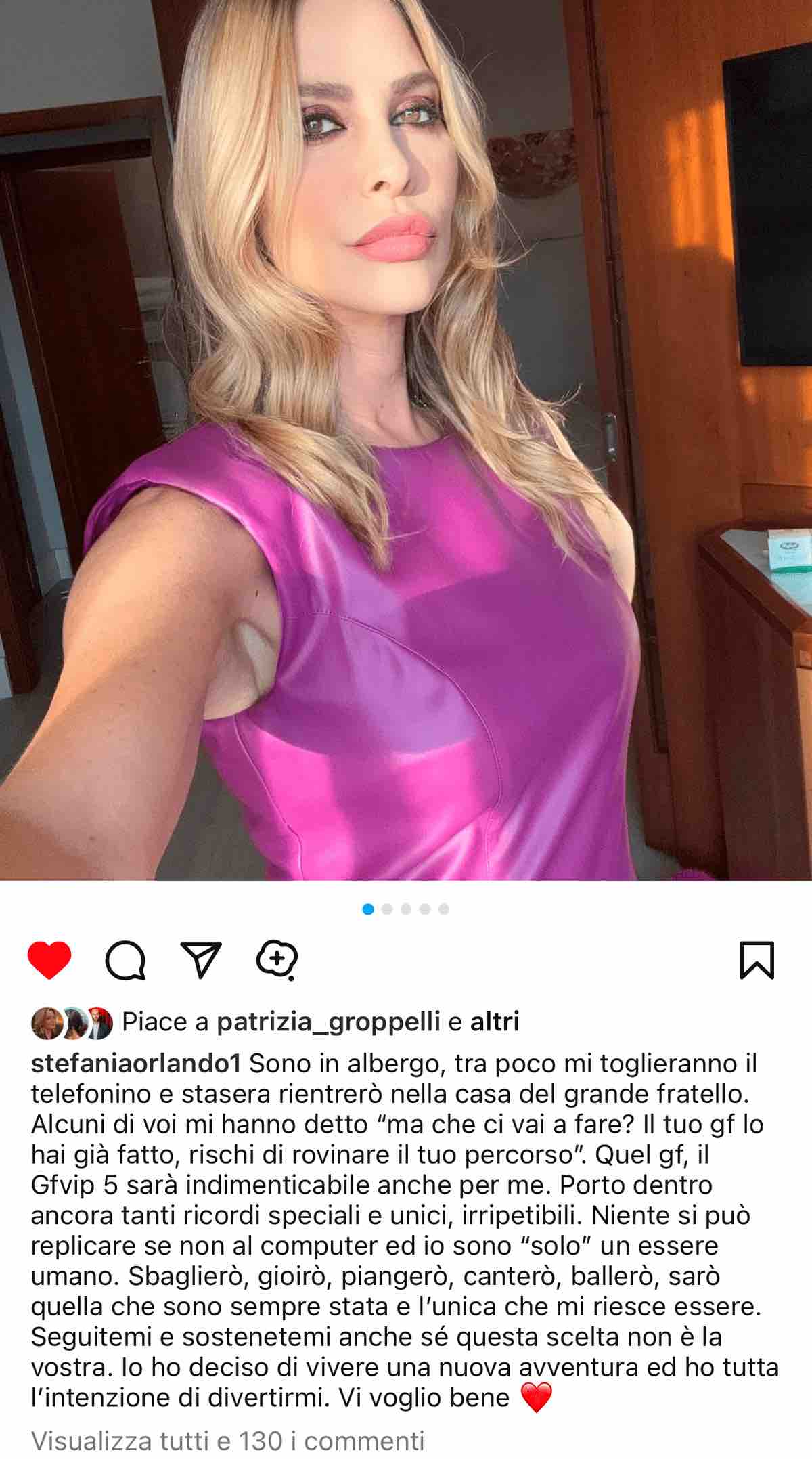 foto stefania orlando post