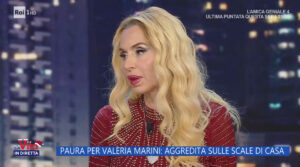 foto valeria marini aggressione 9dicembre