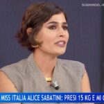 Alice Sabatini (ex Miss Italia) a La volta buona: “Stavo male di testa”