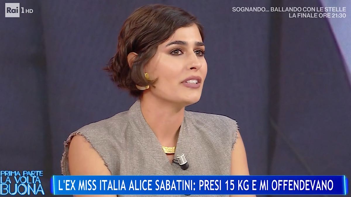 Foto Alice Sabatini a La volta buona