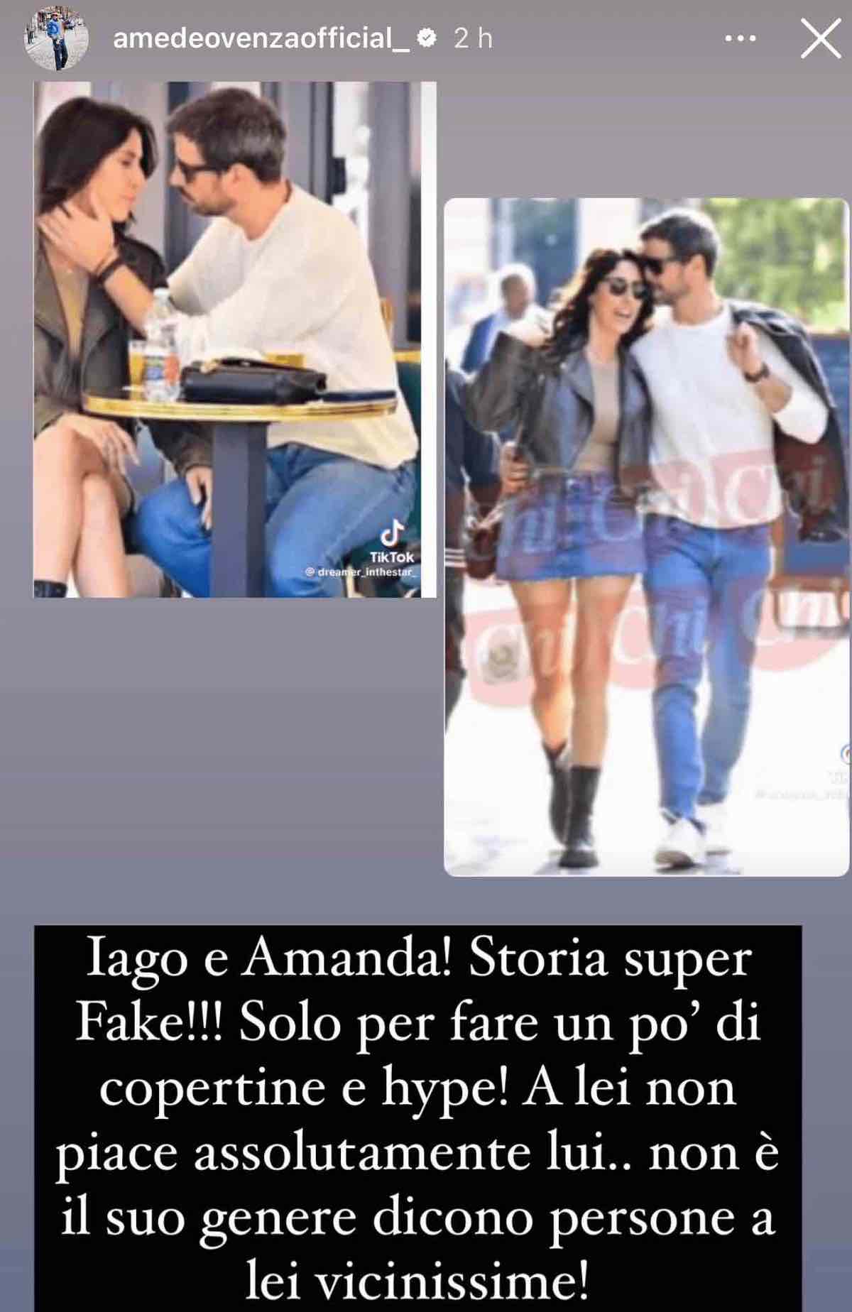 foto segnalazione Amanda Iago