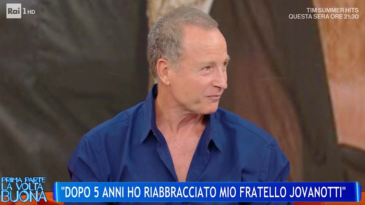 Foto fratello Jovanotti La volta buona