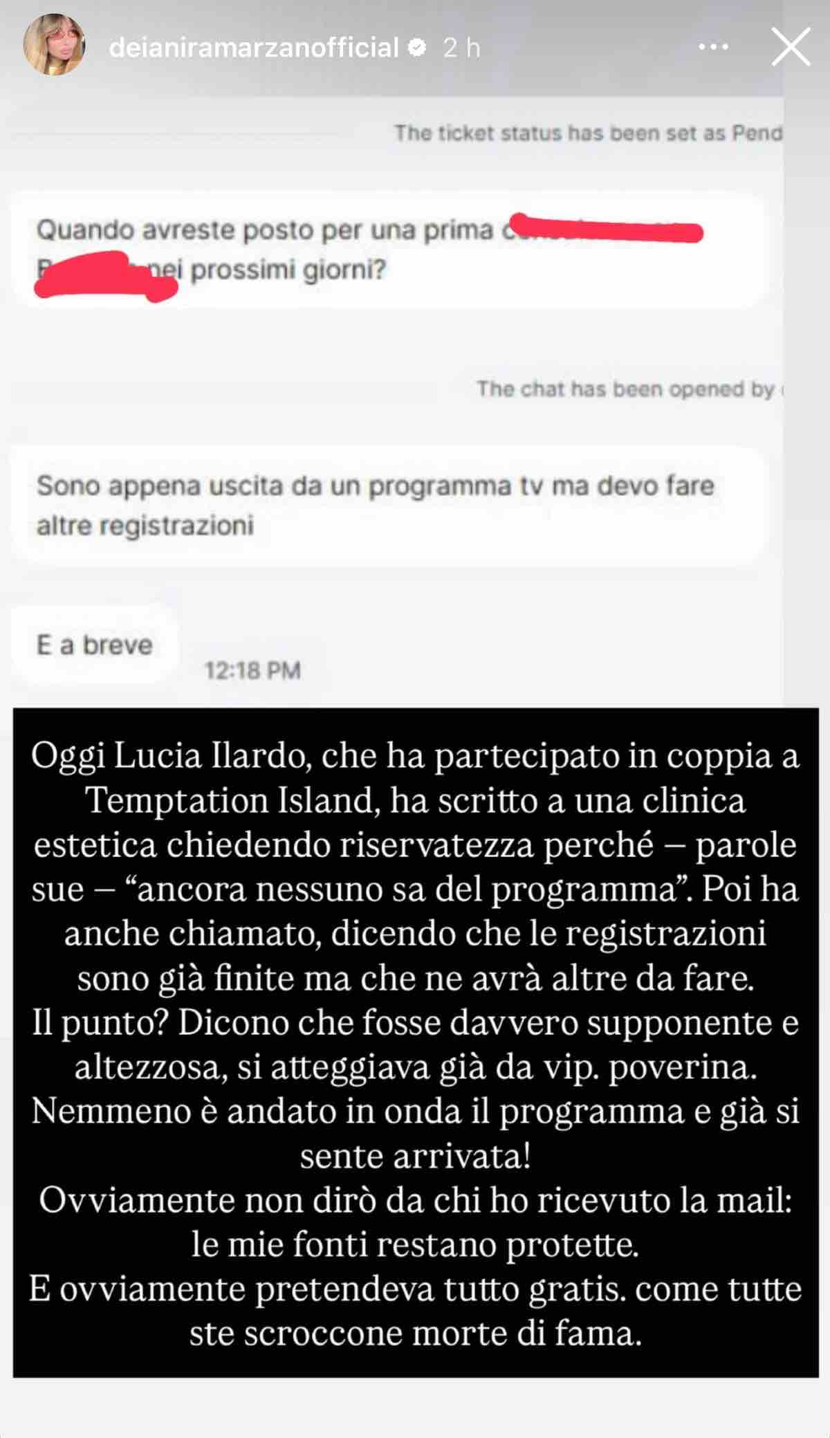 foto nuova segnalazione lucia