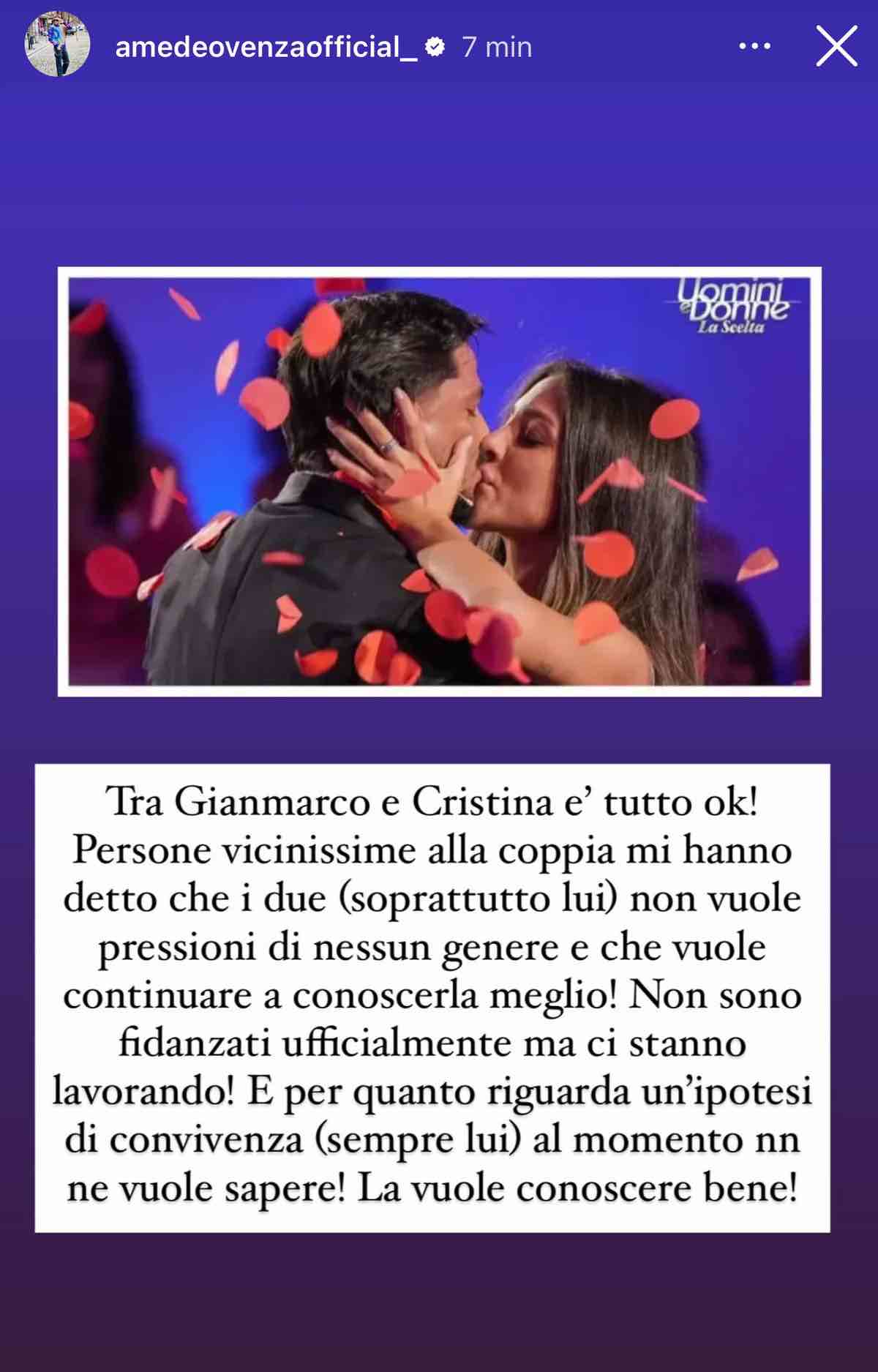 foto segnalazione Gianmarco gossip
