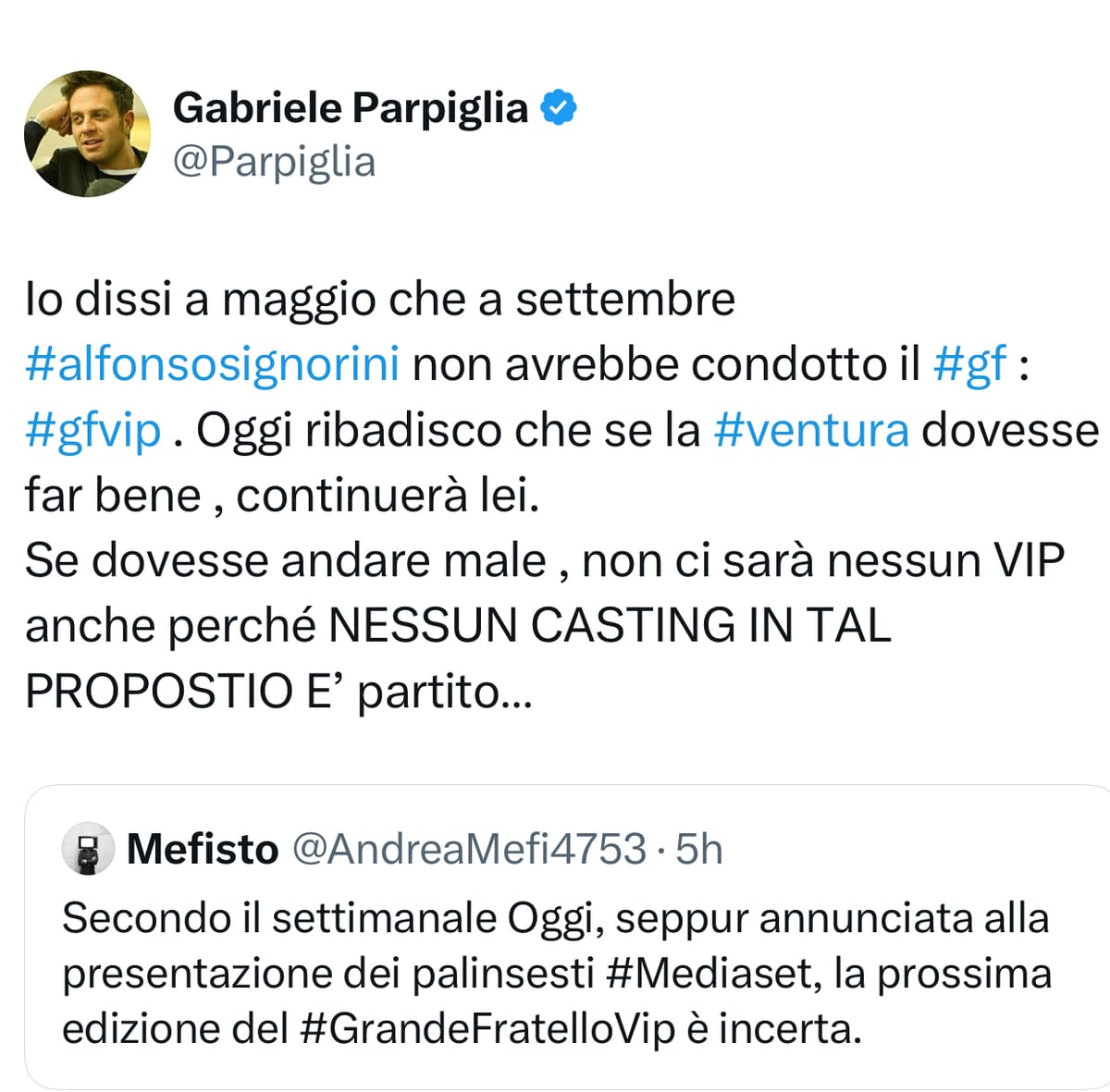 foto parpiglia scoop