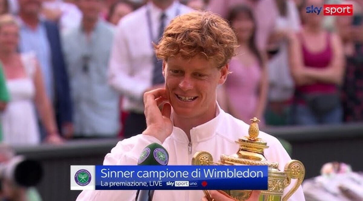foto sinner Wimbledon