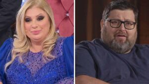Foto Tina Cipollari e Mario Adinolfi
