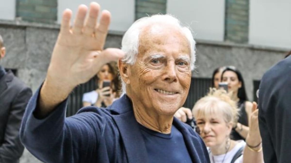 foto Giorgio Armani morto