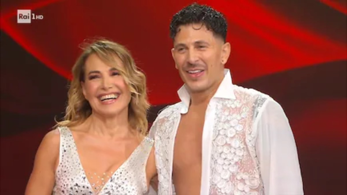 Foto Barbara d’Urso e Pasquale La Rocca Ballando