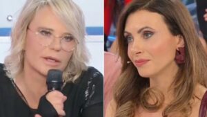 Foto Maria De Filippi e Agnese (collage)