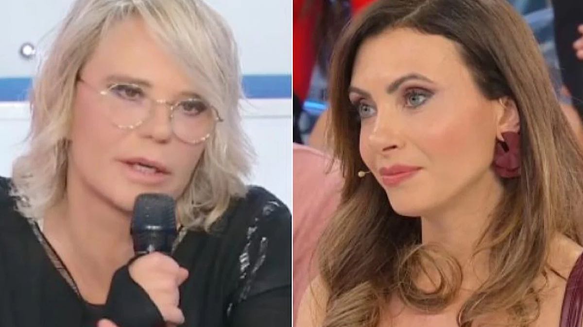 Foto Maria De Filippi e Agnese (collage)