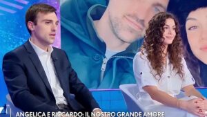 Foto Angelica e Riccardo a Verissimo